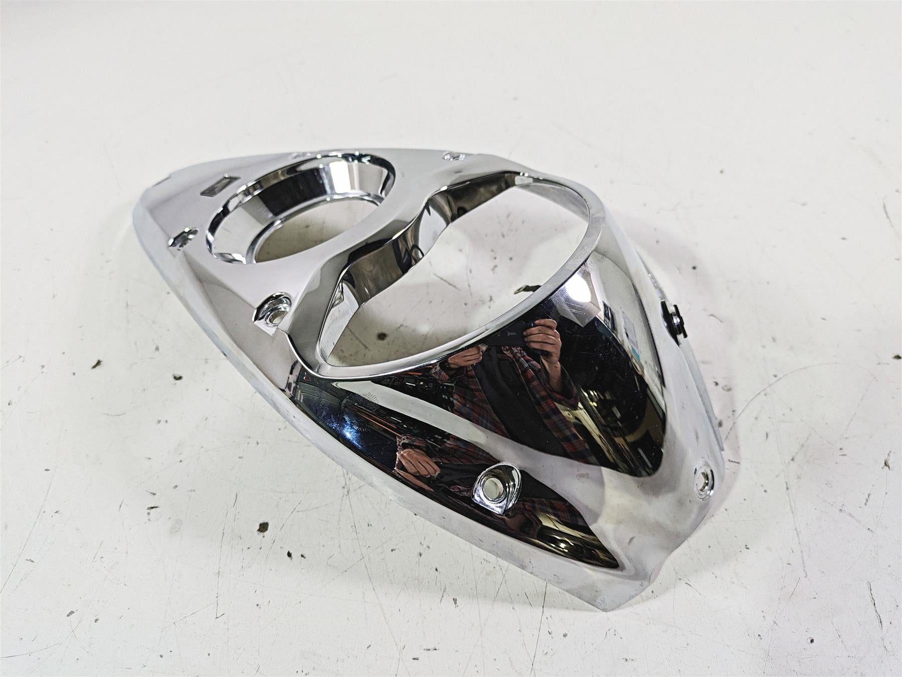 2002 Honda VTX1800 Retro Fuel Gas Petrol Tank Chrome Dash Cover 17621-MCV-000 {{ shop.shopifyCountryName }} - Mototech271