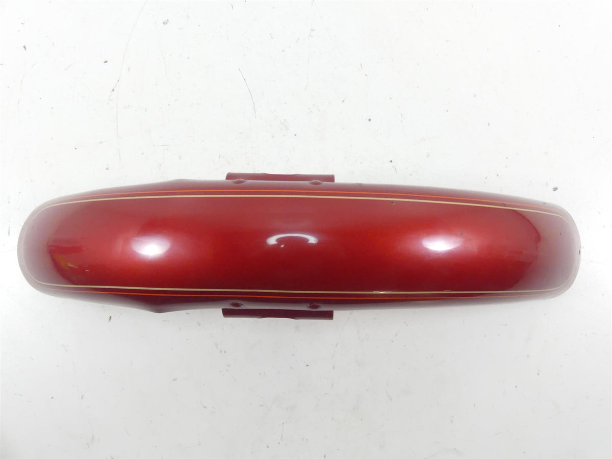 1998 Harley Dyna FXDL Low Rider Front Fender Lazer Red Pearl - Bent 58998-83E {{ shop.shopifyCountryName }} - Mototech271