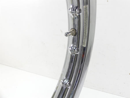 2004 Harley Softail FXSTD SE CVO Deuce Front Chrome Wheel Rim 21x2.15 44624-03 {{ shop.shopifyCountryName }} - Mototech271