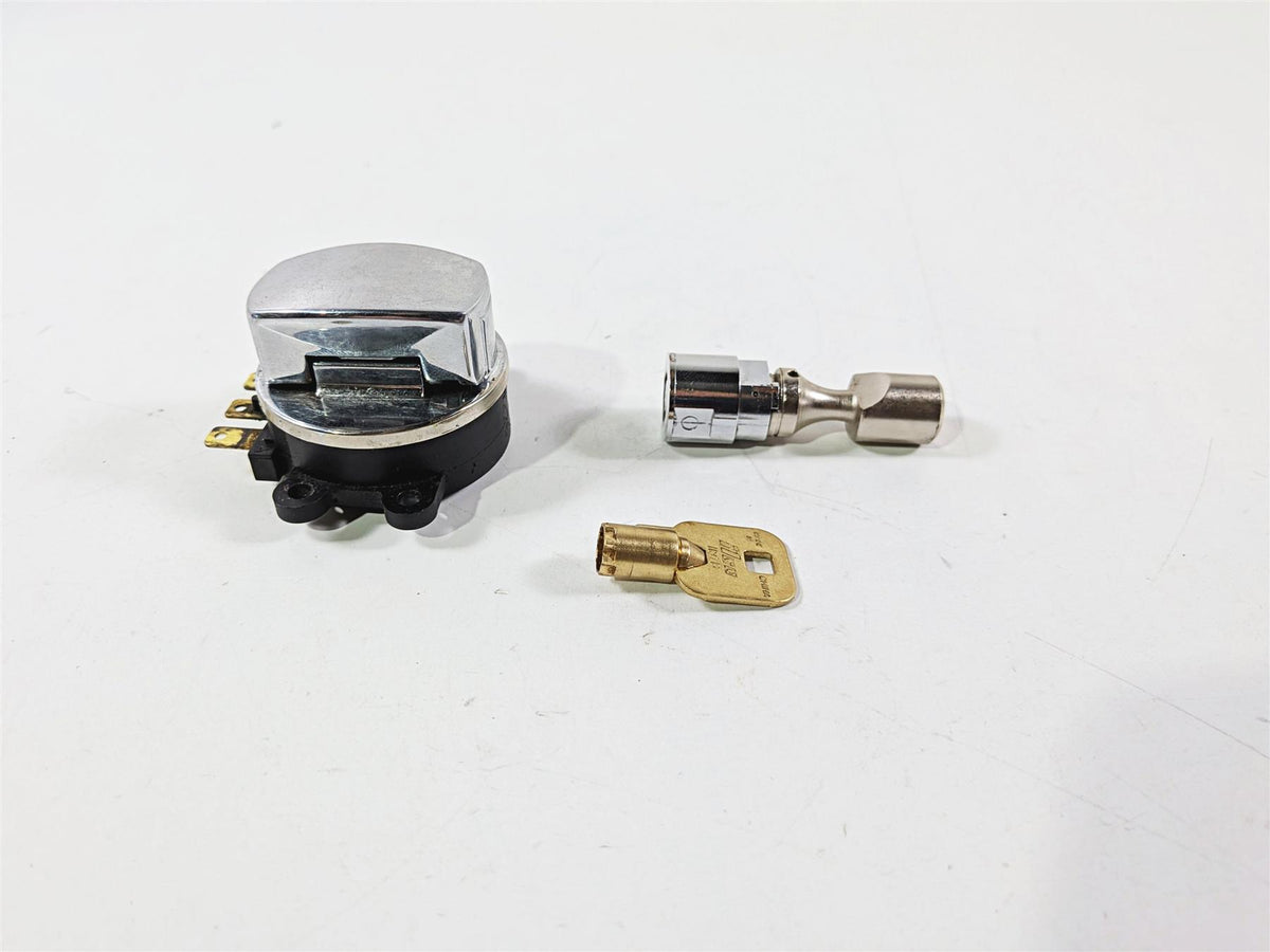 2005 Harley Softail FLSTFSE CVO Fat Boy Ignition Switch Steering Key Lock Set 71450-04-Mototech271