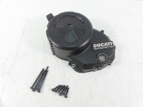2015 Ducati Diavel Carbon Red Right Side Engine Motor Clutch Cover 24331322A | Mototech271