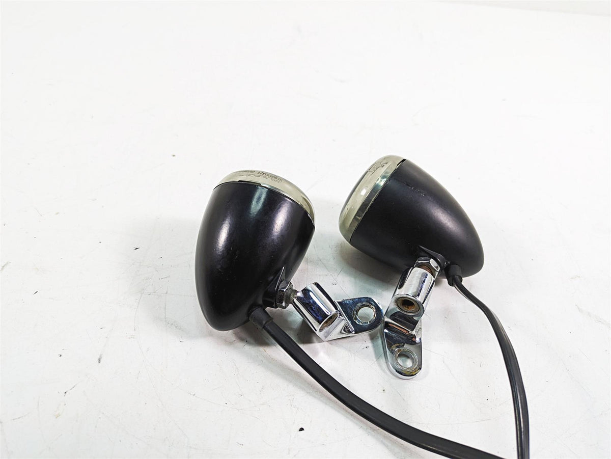 2009 Harley Softail FLSTSB Cross Bones Front Led Blinker Turn Signals 68804-06 {{ shop.shopifyCountryName }} - Mototech271