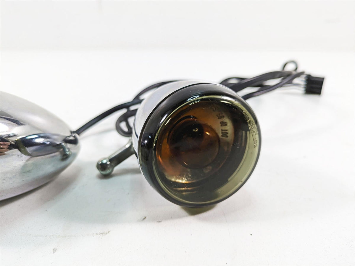 2006 Harley Sportster XL1200 Front Smoked Turn Signal Blinker Set 68972-00 {{ shop.shopifyCountryName }} - Mototech271