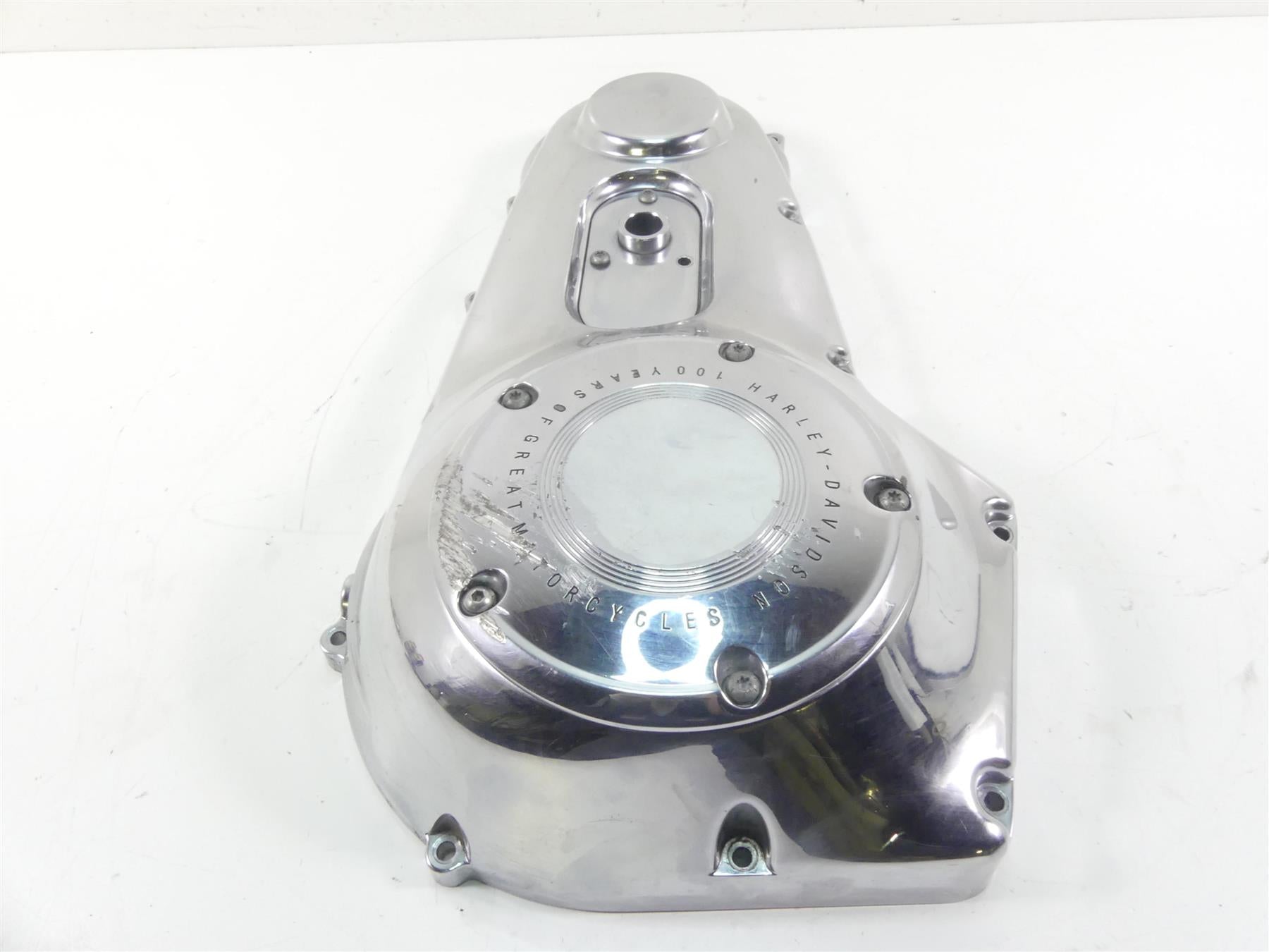 2003 Harley Dyna 100TH FXDL Low Rider Outer Primary Drive Clutch Cover 60506-99 {{ shop.shopifyCountryName }} - Mototech271