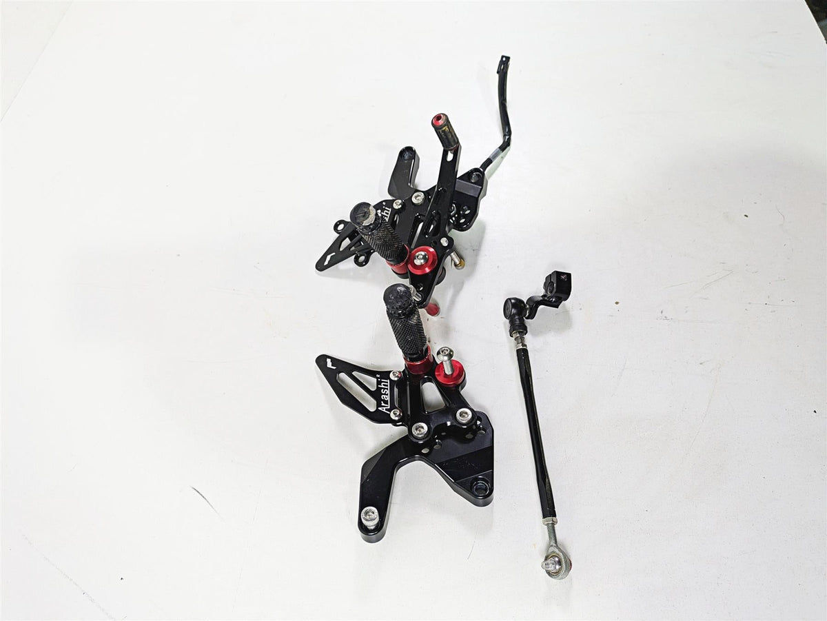 2021 Kawasaki Z900 ZR900 Arashi Rearset Foot Peg Lever Set M528-B074-BLK {{ shop.shopifyCountryName }} - Mototech271