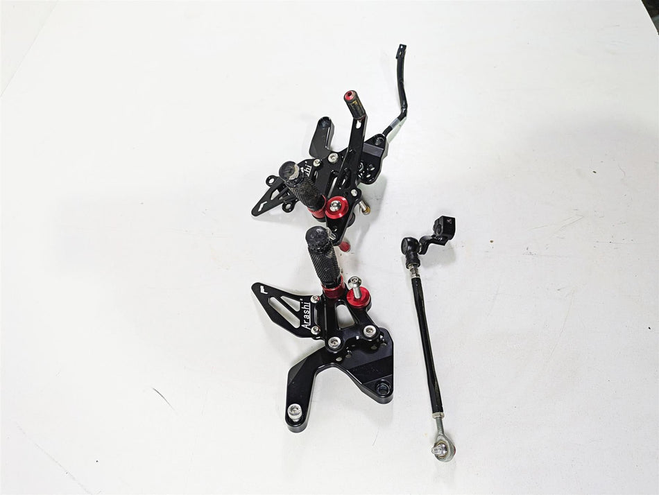 2021 Kawasaki Z900 ZR900 Arashi Rearset Foot Peg Lever Set M528-B074-BLK {{ shop.shopifyCountryName }} - Mototech271