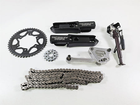 2008 Yamaha YZF R1 RN19 Roaring Toyz Swingarm Extension Set Chain Kickstand {{ shop.shopifyCountryName }} - Mototech271