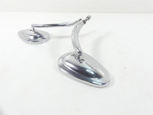 2004 Harley FLHTC SE CVO Electra Glide Nice Chrome Tear Drop Mirror Set 91928-03
