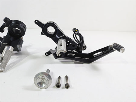 2008 Ducati Hypermotard 1100 S Rizoma Rearset Foot Peg & Pedal Set PE208-01-Mototech271