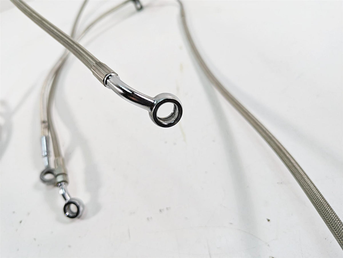 2009 Harley Dyna FXDFSE CVO Fat Bob 10" Handlebars Brake Throttle Clutch Cables {{ shop.shopifyCountryName }} - Mototech271