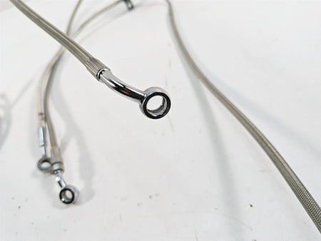 2009 Harley Dyna FXDFSE CVO Fat Bob 10" Handlebars Brake Throttle Clutch Cables {{ shop.shopifyCountryName }} - Mototech271