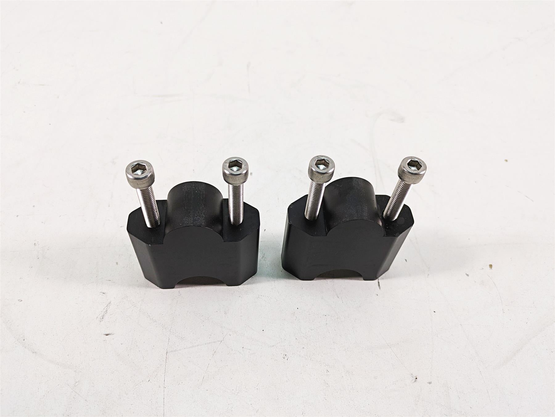 2016 Suzuki M109R VZR1800 Revo Black Handlebar Riser Extensions 2" SB-006-B {{ shop.shopifyCountryName }} - Mototech271