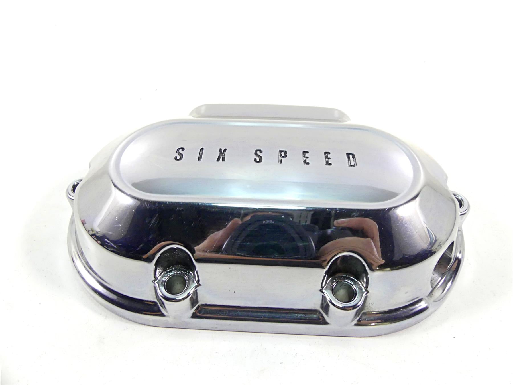 2014 Harley FXDL Dyna Low Rider Clutch Side Chrome Transmission Cover 37126-06 {{ shop.shopifyCountryName }} - Mototech271