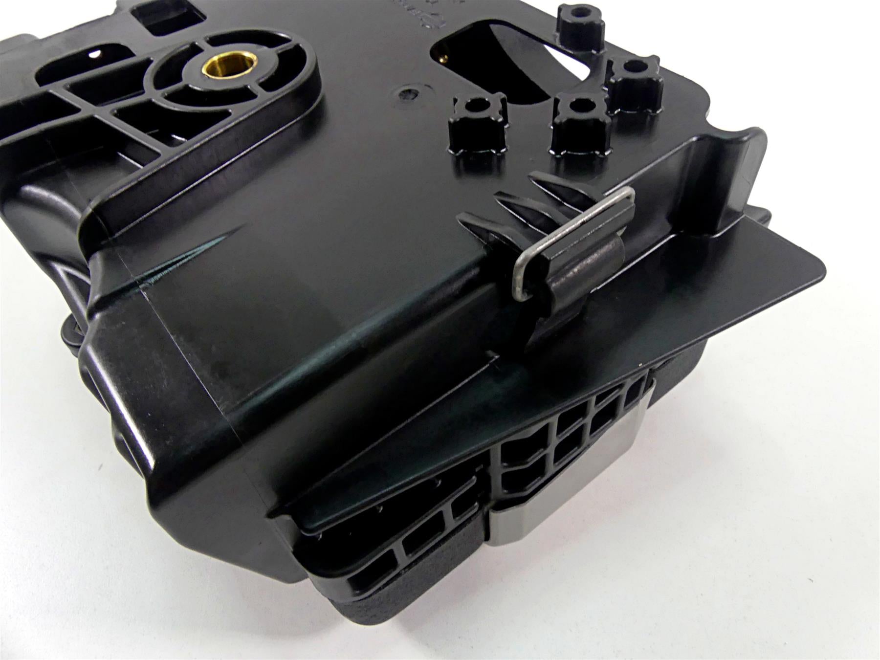 2010 Harley FXDF Dyna Fat Bob Battery Tray & Black Wrinkled Cover 70379-06B {{ shop.shopifyCountryName }} - Mototech271