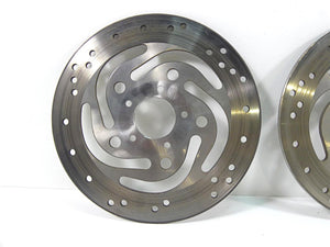 2003 Harley Touring FLHTCI E-Glide 100TH Front Brake Rotor Disc Set 44136-00 | Mototech271