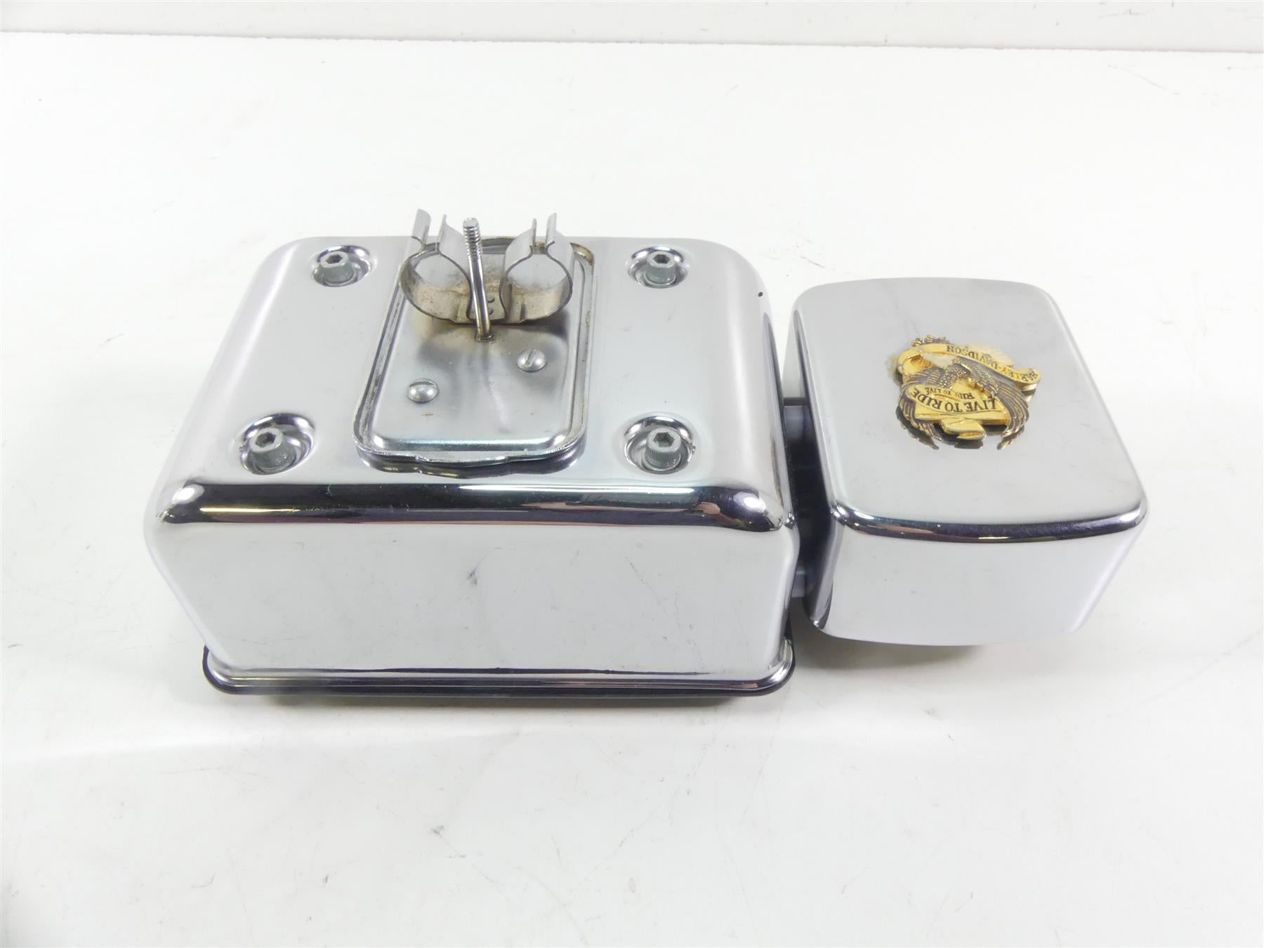 1993 Harley Dyna FXDL Low Rider Electrical Box Live Ride Chrome Cover 66333-90 {{ shop.shopifyCountryName }} - Mototech271