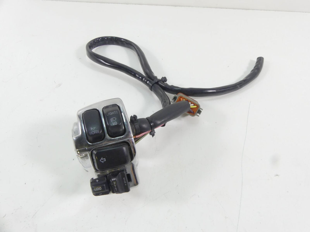 2006 Harley Touring FLHCU SE CVO Left Control Switch Blinker Audio -Read 71597-9 {{ shop.shopifyCountryName }} - Mototech271