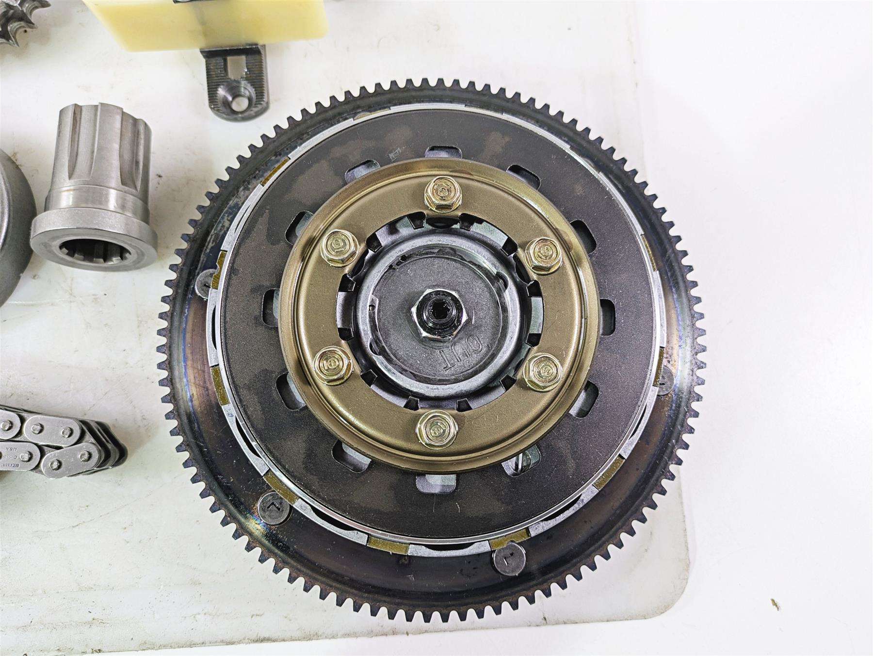 1998 Harley Touring FLHRCI Road King Primary Drive Clutch Kit 37707-98A {{ shop.shopifyCountryName }} - Mototech271