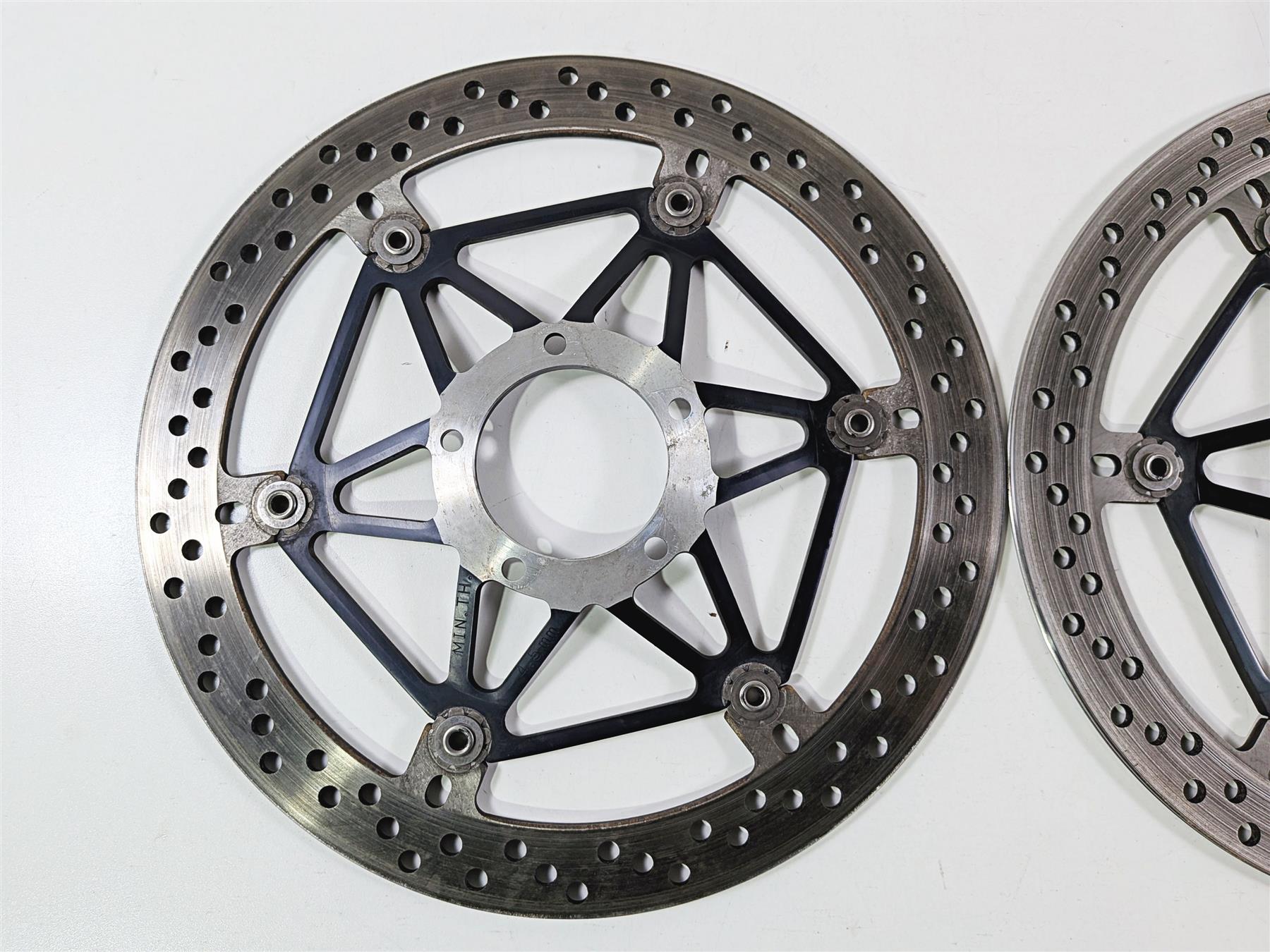2017 Ducati Panigale 1299 Front Brake Rotor Disc Set 4.8mm 49240891A 49240901A-Mototech271