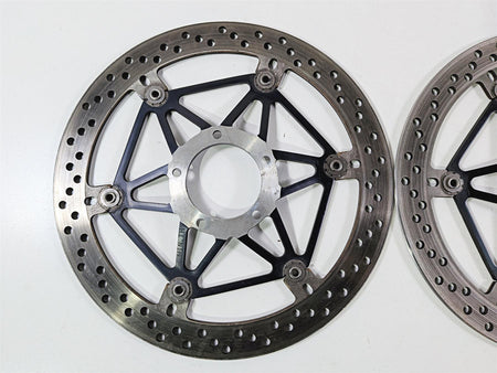 2017 Ducati Panigale 1299 Front Brake Rotor Disc Set 4.8mm 49240891A 49240901A-Mototech271