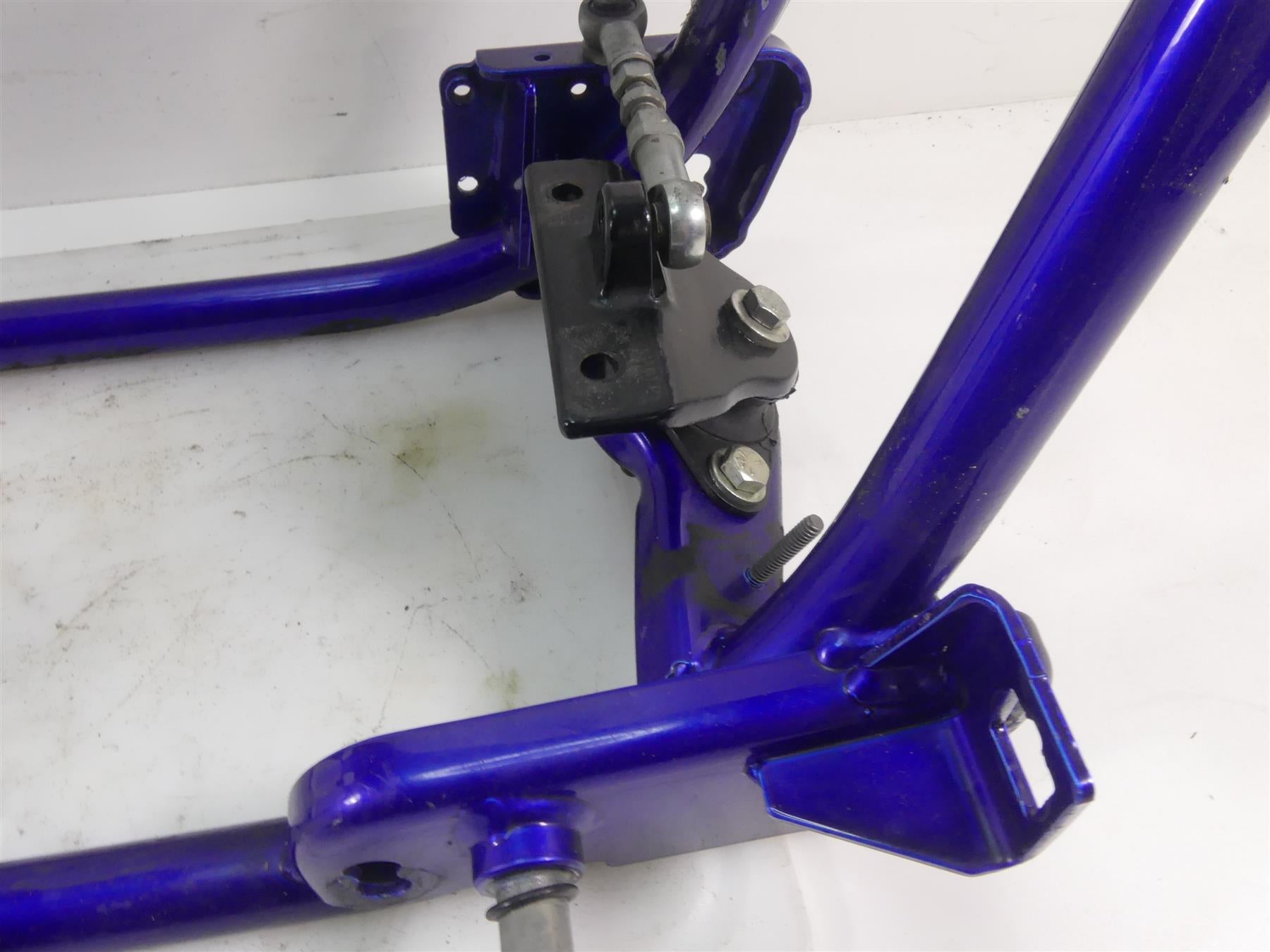 2007 Harley Touring FLHRSE CVO Road King Straight Frame Chassis Candy Cobalt With Clean California Title 47900-07 {{ shop.shopifyCountryName }} - Mototech271