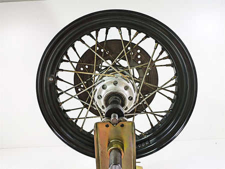 2008 Harley FLSTSB Cross Bones Straight 16x3 Front Wheel Spoke Rim 44937-08 {{ shop.shopifyCountryName }} - Mototech271