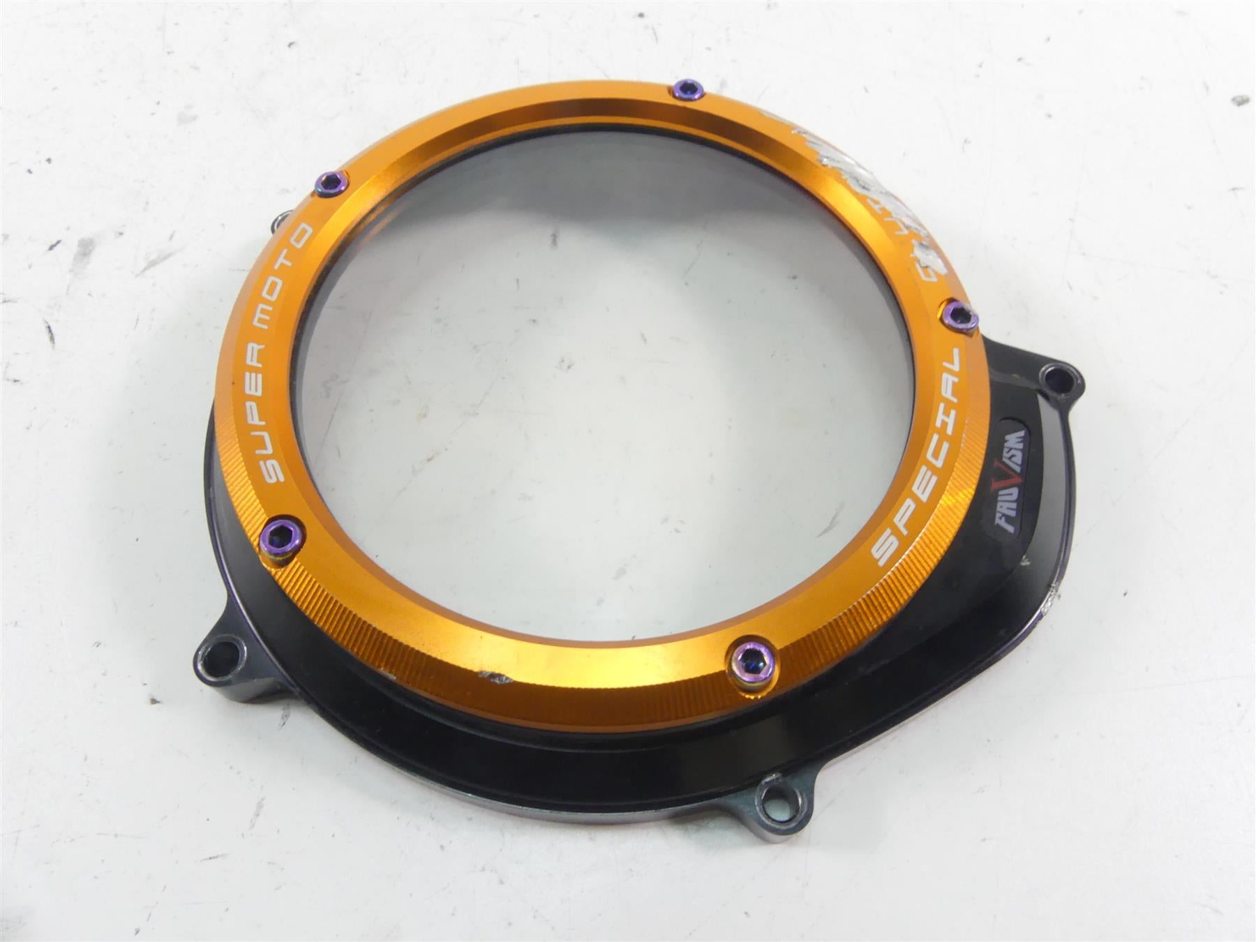 2015 KTM 1290R Super Duke NiceCnc Nero Fauvism Transparent Clear Clutch Cover {{ shop.shopifyCountryName }} - Mototech271