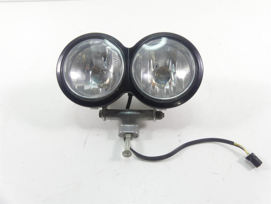 2014 Harley FXDF Dyna Fat Bob Dual Chrome Headlight Head Light Lamp 67700167 {{ shop.shopifyCountryName }} - Mototech271