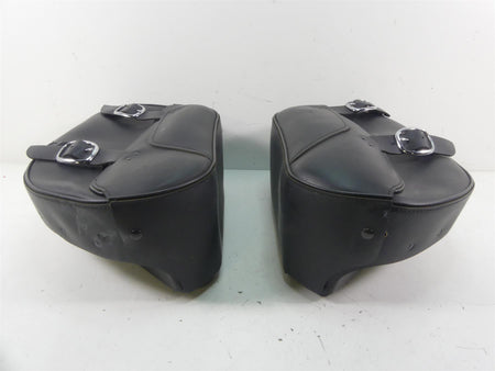 2014 Harley FXDL Dyna Low Rider Oem Leather Saddle Bag & Blinker Set 90369-06 {{ shop.shopifyCountryName }} - Mototech271