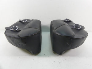 2014 Harley FXDL Dyna Low Rider Oem Leather Saddle Bag & Blinker Set 90369-06