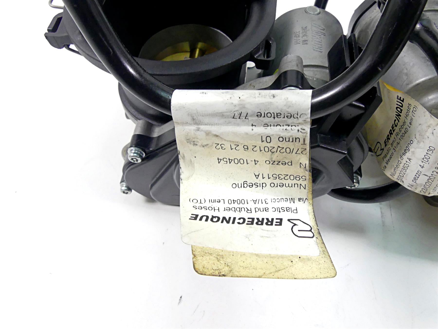 2012 Ducati Panigale 1199S Mikuni Throttle Body Set & Air Box Cover 28240892A {{ shop.shopifyCountryName }} - Mototech271