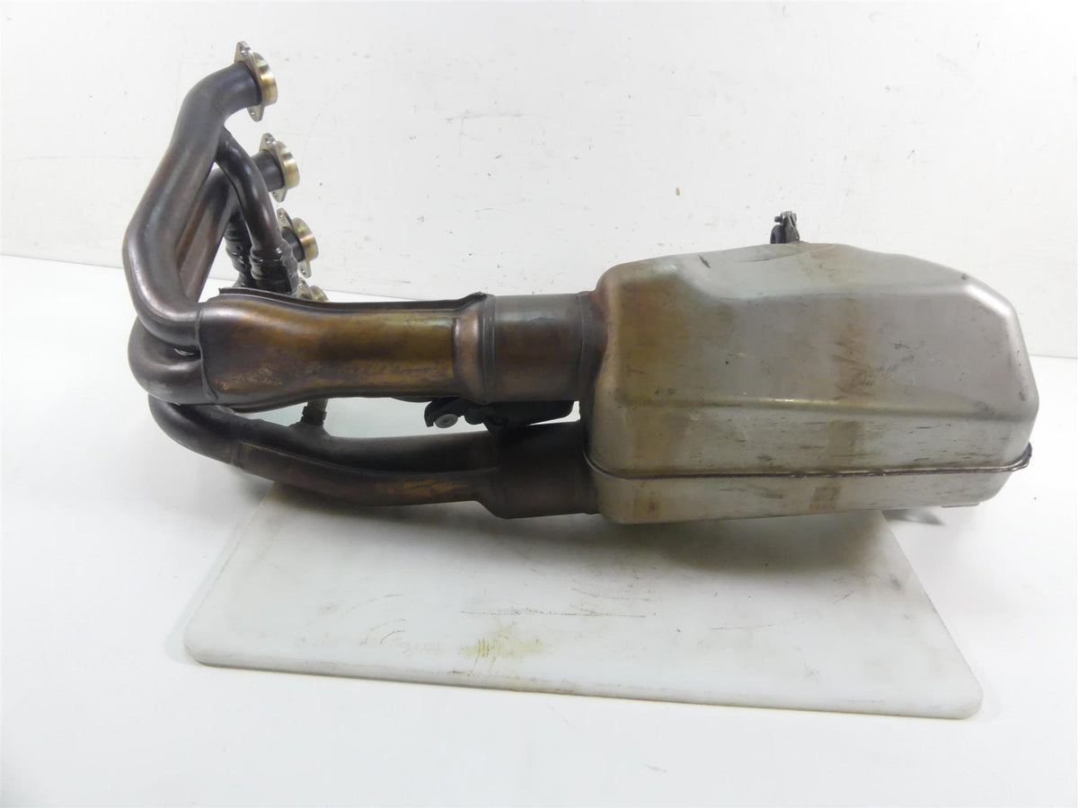 2016 BMW S1000XR K49 Oem Exhaust Header Manifold Chamber & Servo Set 18518553736 {{ shop.shopifyCountryName }} - Mototech271