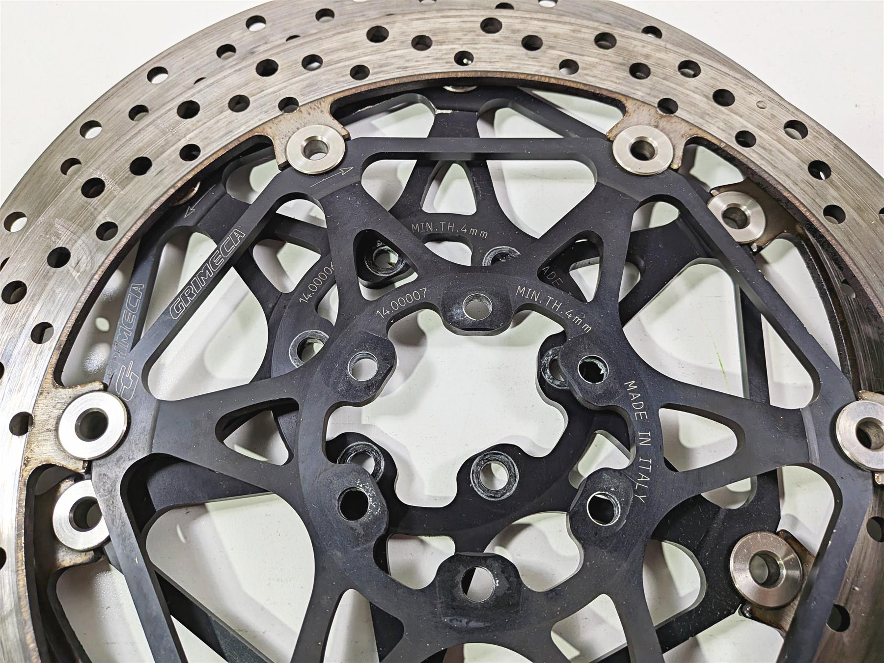 2014 Aprilia RSV4 RR Factory Front Brake Rotor Disc Grimeca 4.4mm 893135 893136 {{ shop.shopifyCountryName }} - Mototech271