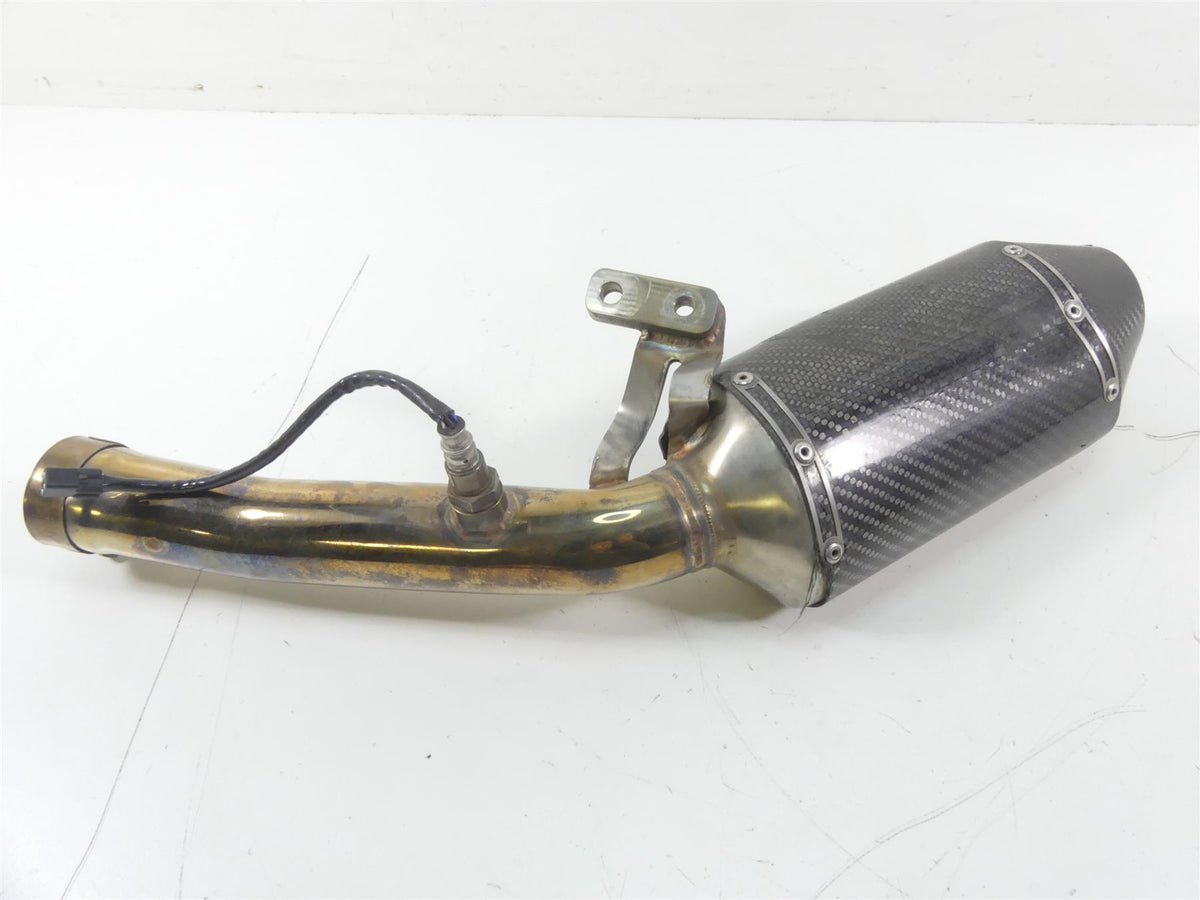 2015 Yamaha MT09 FZ09 M4 Exhaust Carbon Fiber Slip On Muffler Pipe YA6914 {{ shop.shopifyCountryName }} - Mototech271