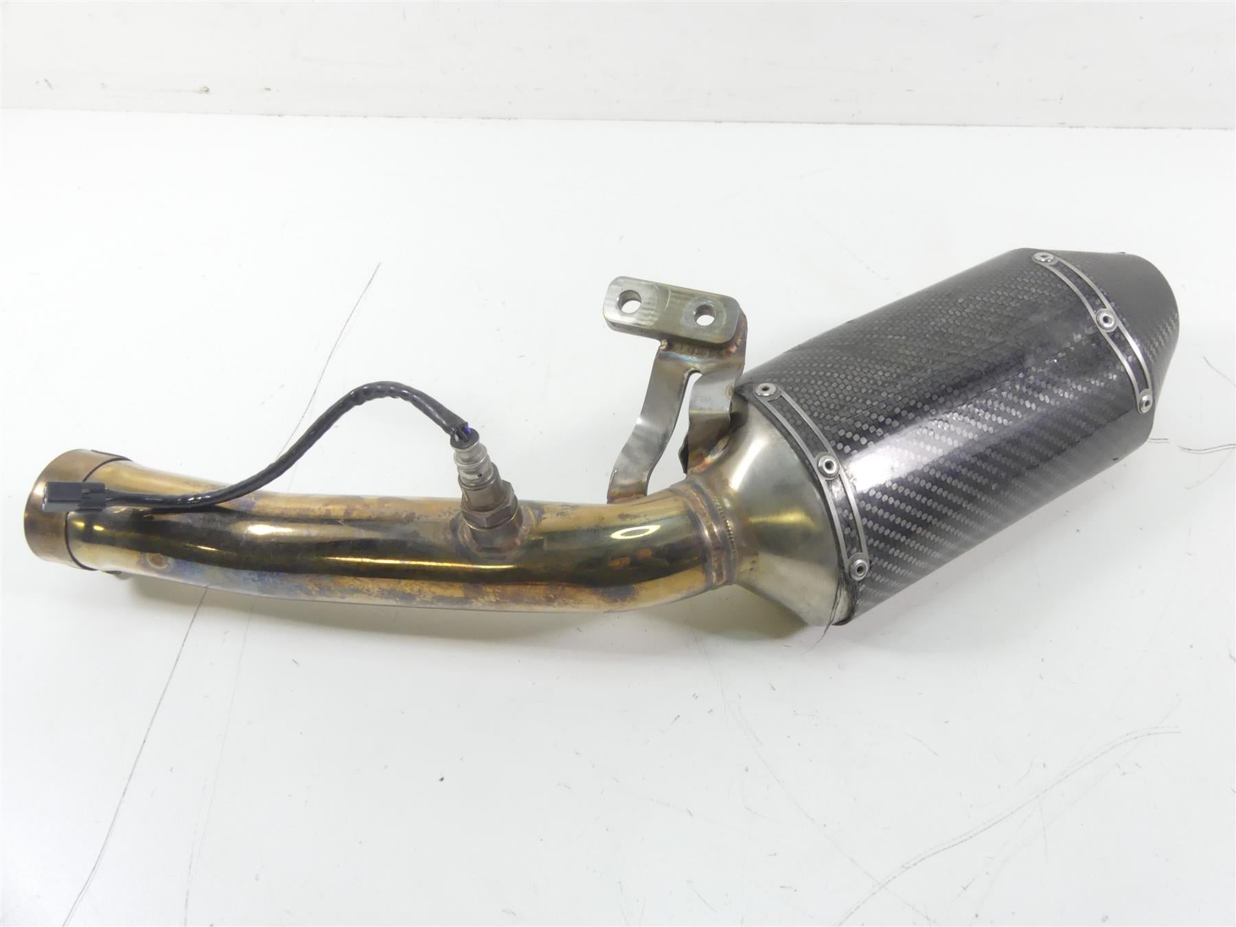 2015 Yamaha MT09 FZ09 M4 Exhaust Carbon Fiber Slip On Muffler Pipe YA6914 {{ shop.shopifyCountryName }} - Mototech271
