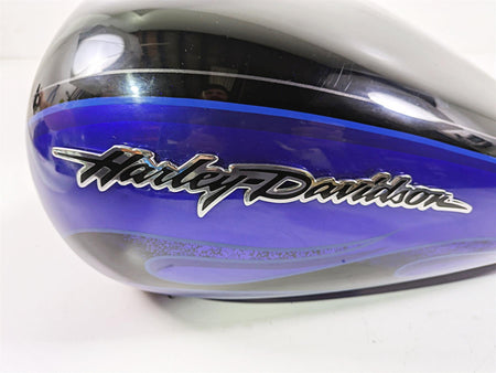 2011 Harley Touring FLHTCUSE CVO E-Glide Fuel Petrol Gas Tank Blue 61000006 {{ shop.shopifyCountryName }} - Mototech271