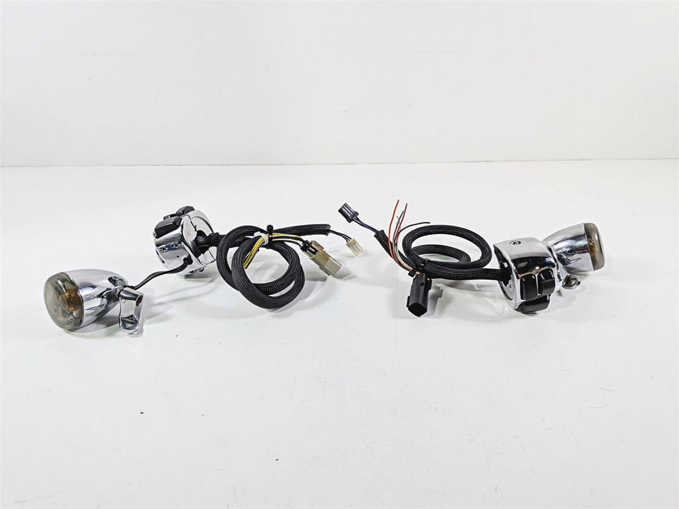 2008 Harley FXDSE CVO Dyna Left & Right Chrome Hand Control Switch 71682-06A-Mototech271