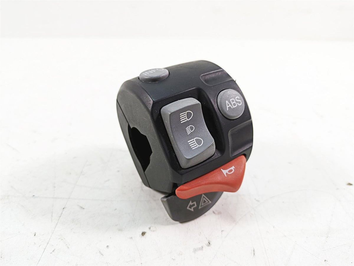 2007 BMW R1200GS K255 Adv Left Hand Abs Info Lights Control Switch 61317704615 {{ shop.shopifyCountryName }} - Mototech271