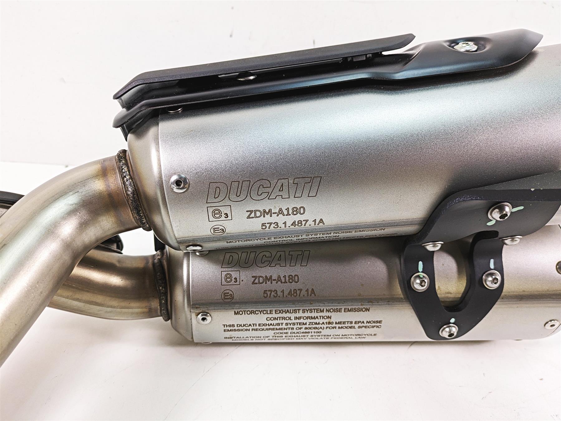 2020 Ducati Scrambler 1100 Sport Pro Exhaust Pipe Muffler Silencer 57314871A {{ shop.shopifyCountryName }} - Mototech271