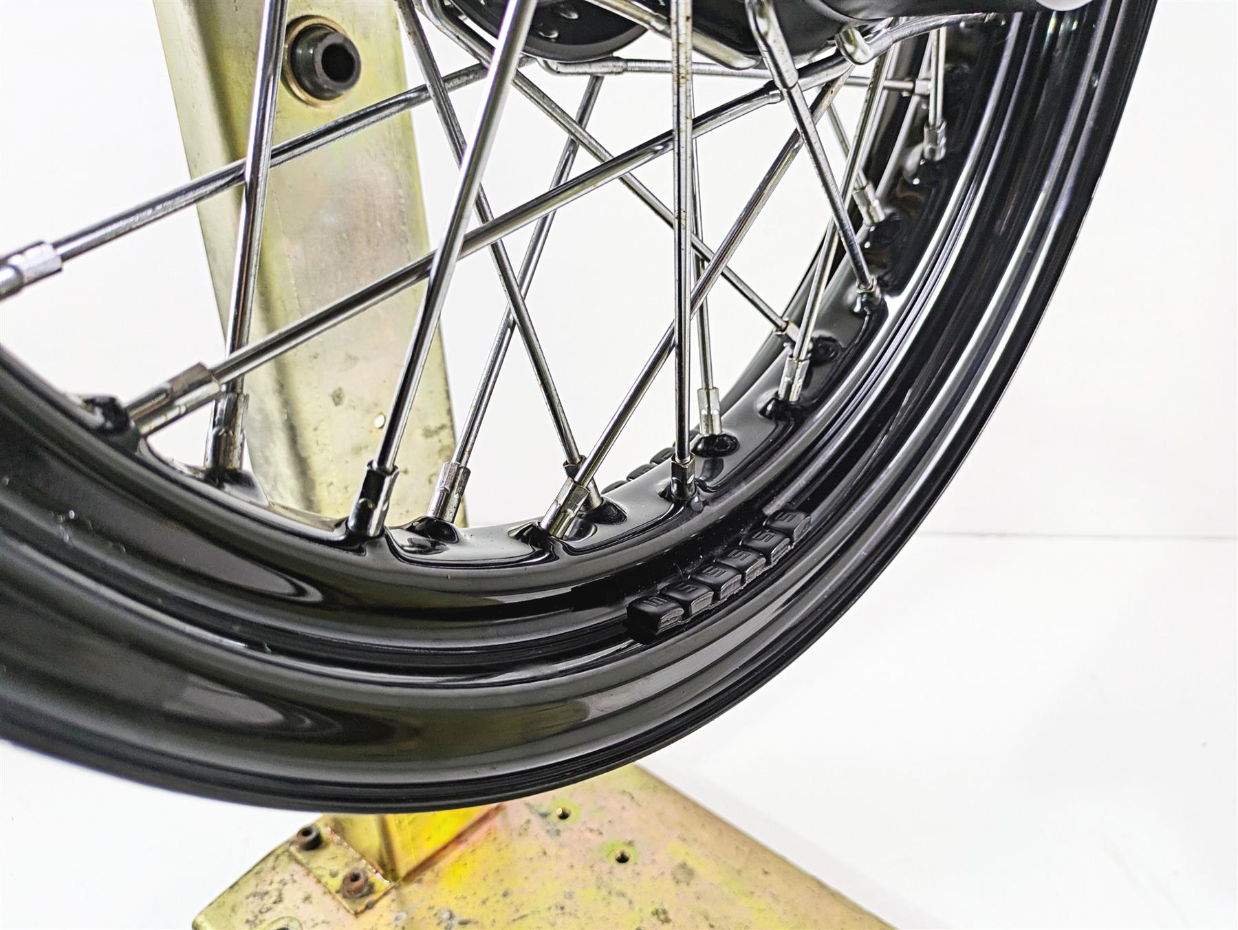 2017 Harley FLS Softail Slim Straight 16x3 Spoke Rear Wheel Rim 55109-12 {{ shop.shopifyCountryName }} - Mototech271