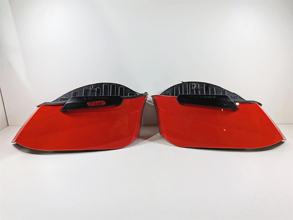2016 Victory Cross Country Left Right Saddlebag Set - Red 5438372 5438373 {{ shop.shopifyCountryName }} - Mototech271