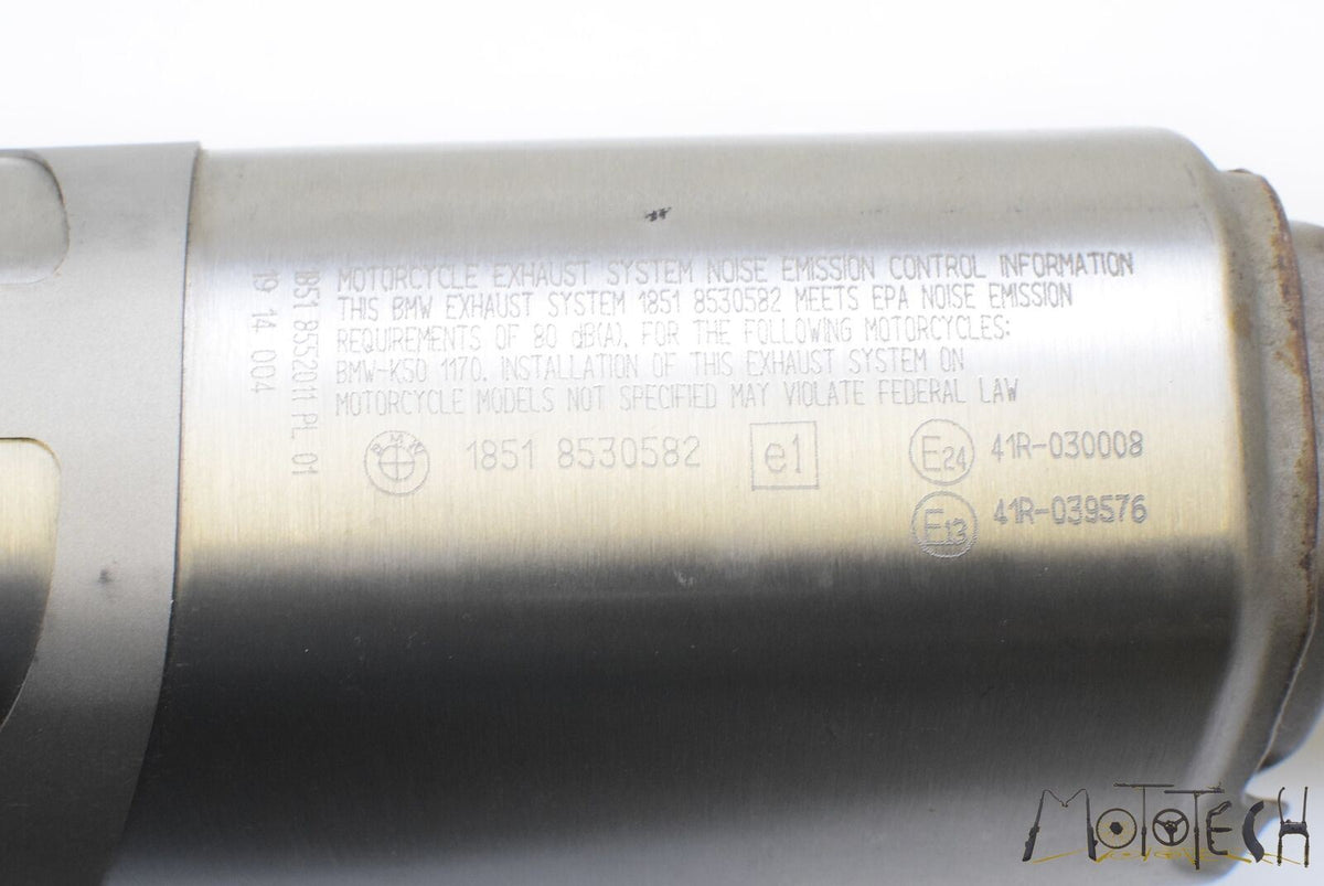 2014 BMW R1200 GS GSW OEM Exhaust Pipe Muffler Silencer 18518525082 {{ shop.shopifyCountryName }} - Mototech271