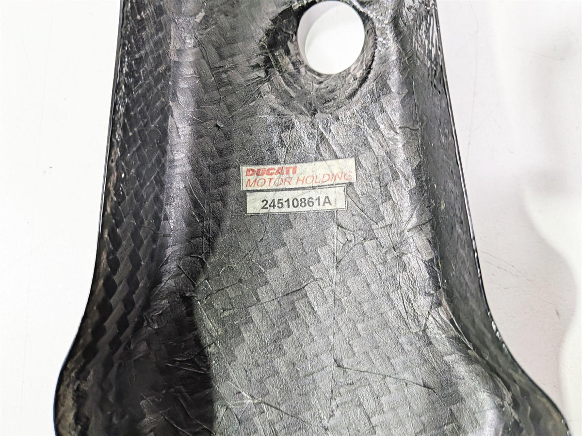 2009 Ducati Hypermotard 1100 S Carbon Fiber Timing Belt Cover 24510851A 24510861-Mototech271