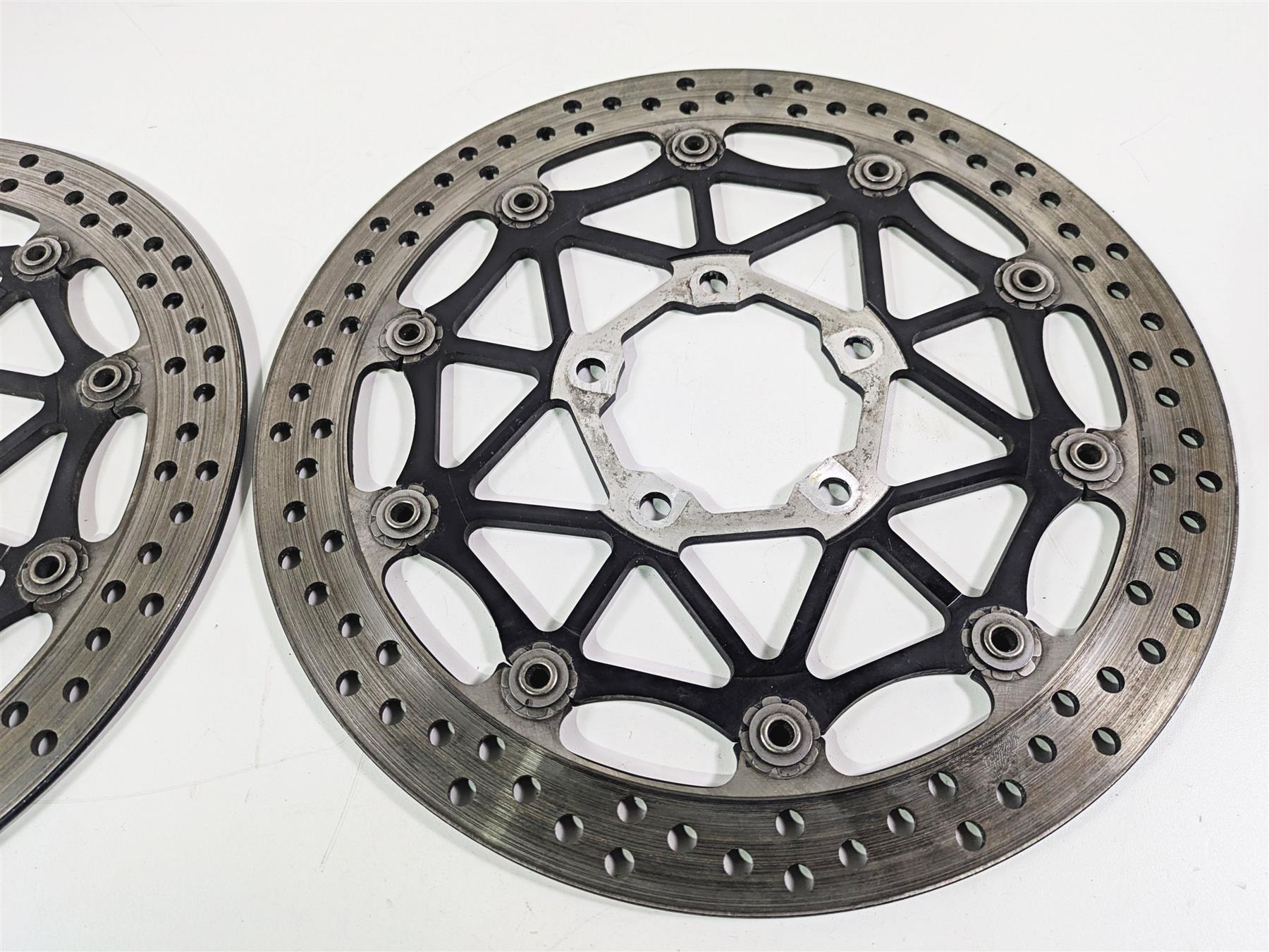 2016 Kawasaki ZX10R Ninja Brembo Front Brake Disc Rotor Set 41080