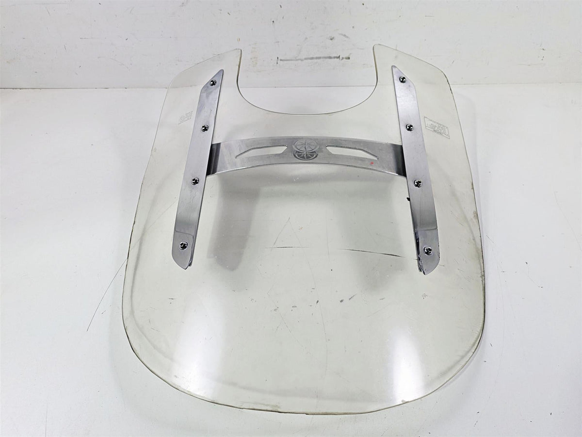 2008 Yamaha XVS1300 V-Star Tourer Wind Shield Screen & Mounts 3D8-F83H0-V0-00 {{ shop.shopifyCountryName }} - Mototech271