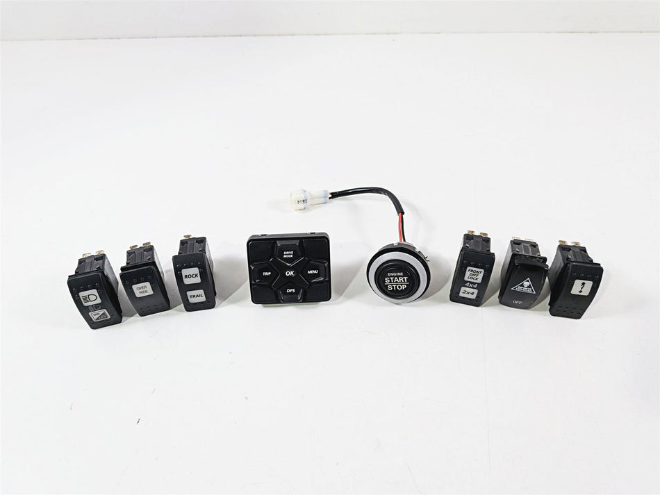 2022 Can Am Maverick X3 XRC Turbo RR 72" Start Stop Light Mode Switch Set 710006059-Mototech271
