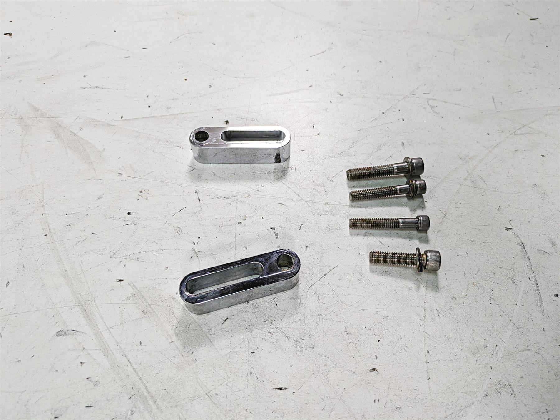 2010 Harley Touring FLHTCU Electra Glide Rear Floor Board Relocation Set {{ shop.shopifyCountryName }} - Mototech271