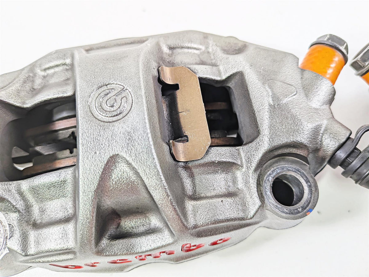 2018 Aprilia RSV4 RR Front Brake Caliper 100mm Brembo M50 2B001348 2B001349 {{ shop.shopifyCountryName }} - Mototech271