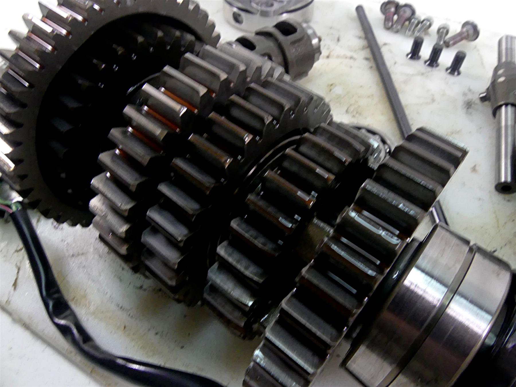 2012 Kawasaki ZX1400 ZX14R Ninja Transmission Gears Shaft Drum Set