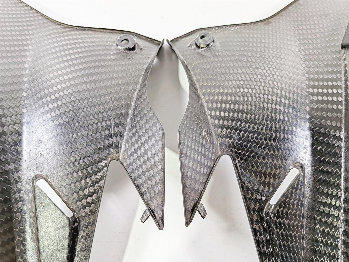 2014 Aprilia RSV4 RR Factory Left Right Leg Carbon Fiber Cover Set 890966 890967 {{ shop.shopifyCountryName }} - Mototech271